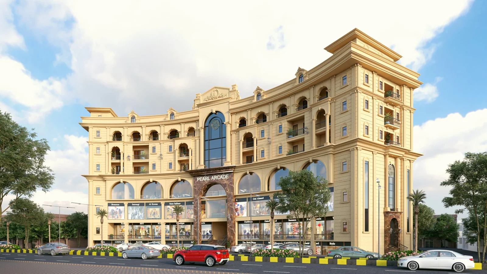 Pearl Arcade exterior render
